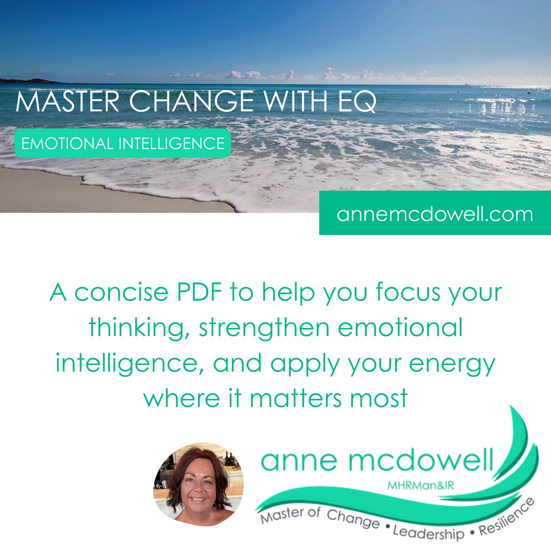Master Change with EQ » Master Change with EQ Master Change with EQ with Anne McDowell, Master of Change, Leadership and Resilience